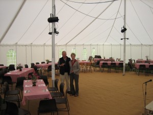 Marquee interior