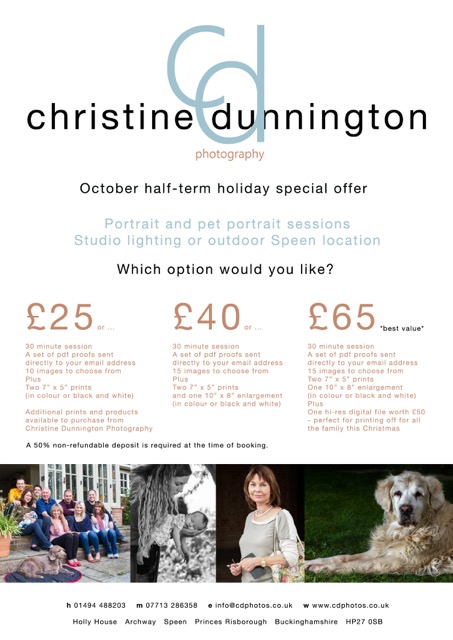 Christine Dunnington Photography SPECIAL OFFER
